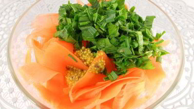 острая закуска из моркови в восточном стиле