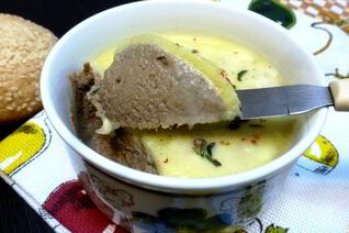 Куриный паштет с айвой