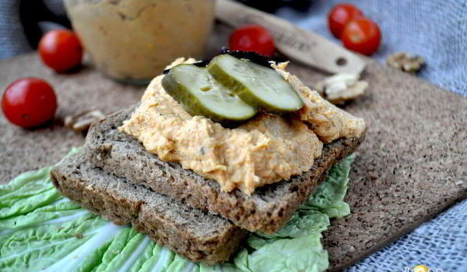 Рецепт куриного паштета с тыквой и грецкими орехами