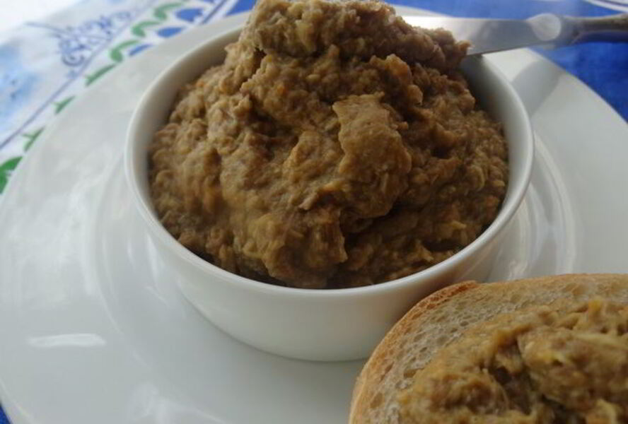 Паштет из чечевицы с грибами