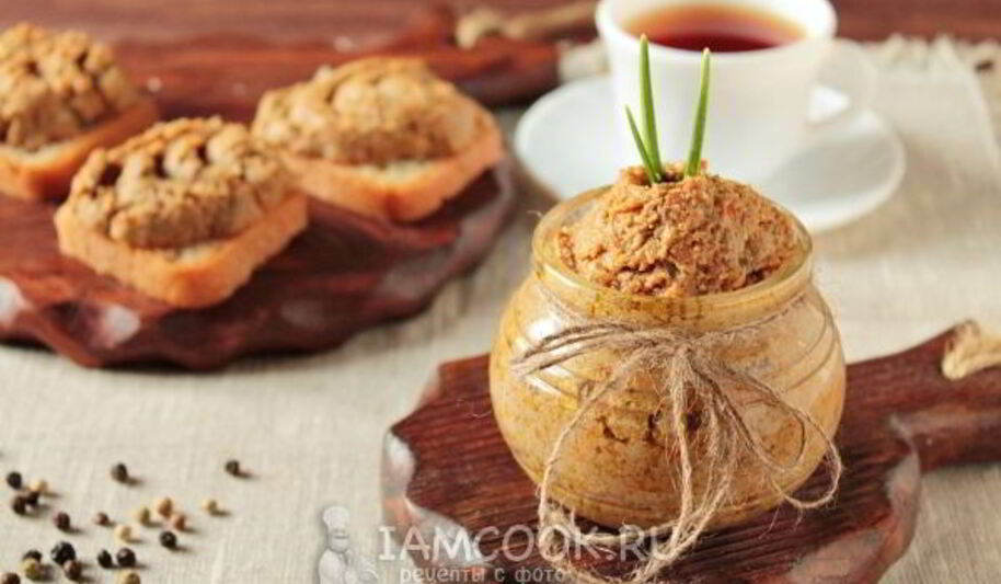 Рецепт паштета из говяжьей печени с морковью