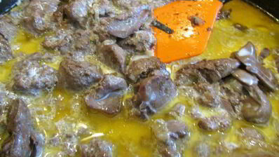 паштет из куриной печени с гранатовым желе