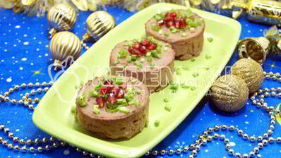 паштет из печени новогодний