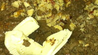 паштет необычный с яблоками и орехами