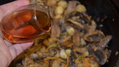 паштет с каштанами и шампиньонами