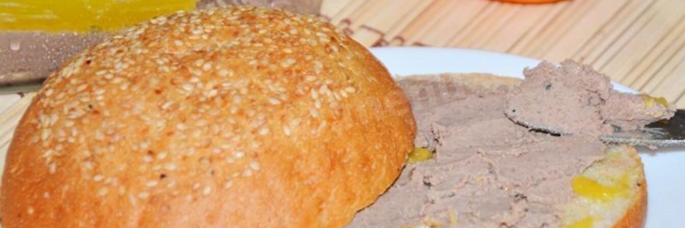Печеночный паштет под апельсиновым желе