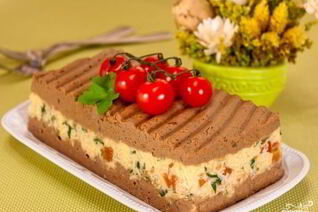 Печеночный паштет с сыром