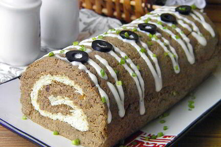 Печеночный рулет