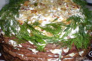 Печеночный тортик