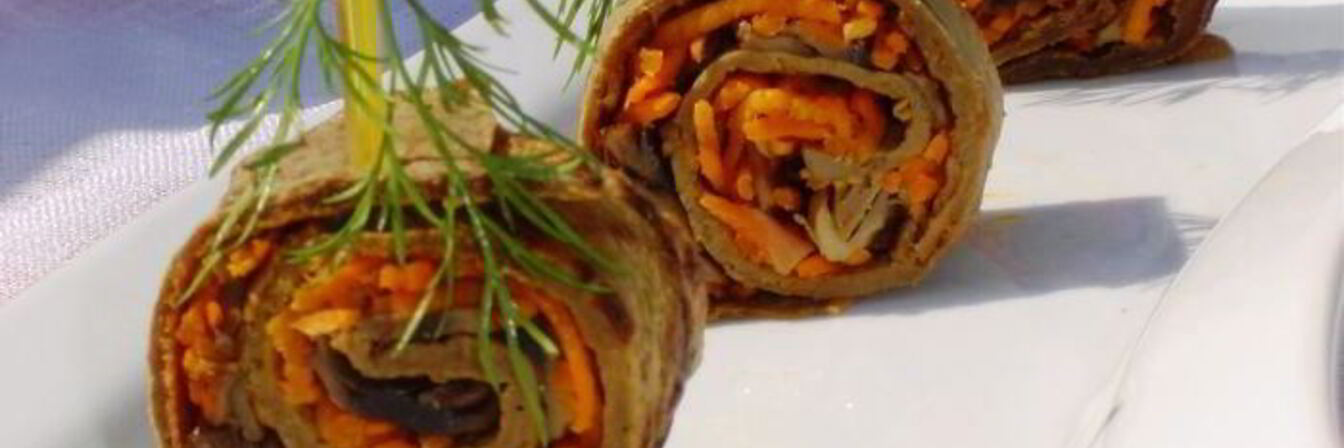 Печеночные рулетики