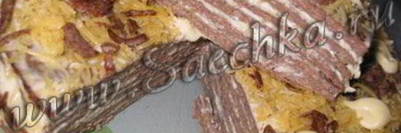 Торт из куриной печени