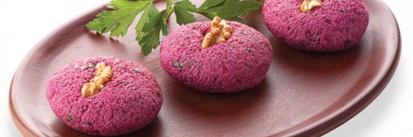 Пхали из свеклы с орехами