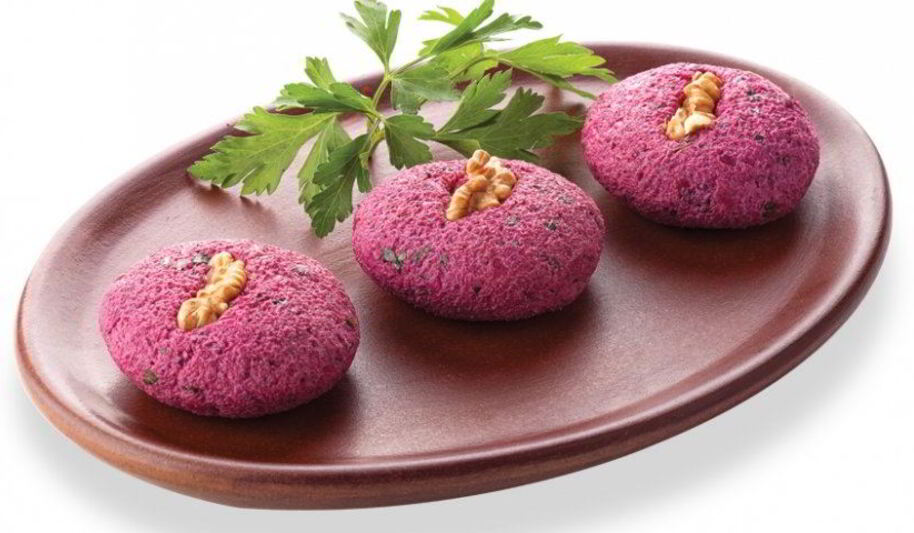 Рецепт пхалей из свеклы с орехами