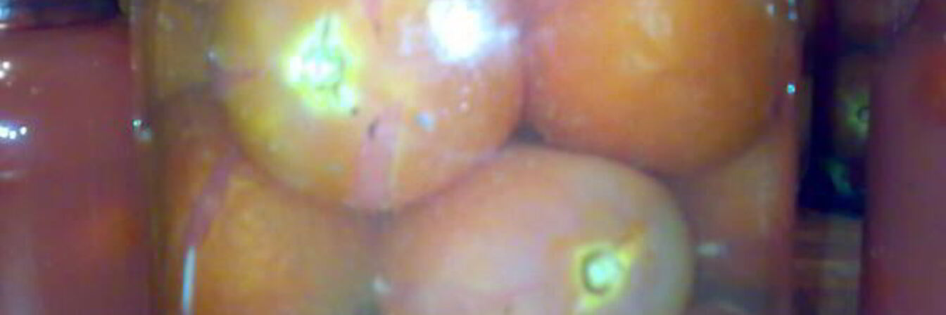 Помидоры с чесноком