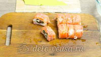 домашние роллы филадельфия