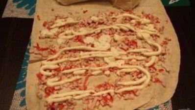 роллы из лаваша с крабовыми палочками