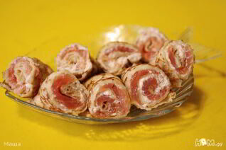 Роллы по-русски с красной рыбой