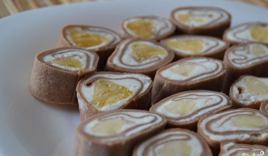 Рецепт роллов с фруктами