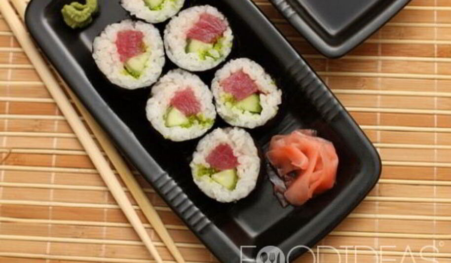 Рецепт роллов с тунцом и огурцом