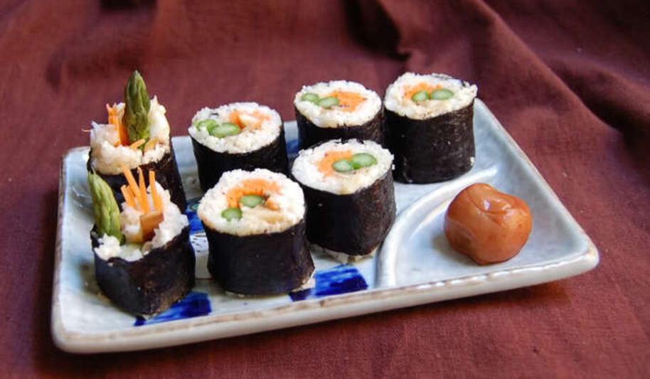 Рецепт роллов со спаржей