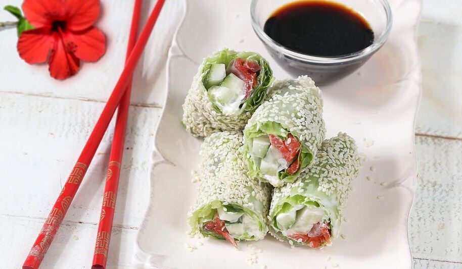 Рецепт спринга роллы из рисовой бумаги