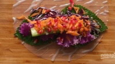 вегетарианские спринг роллы