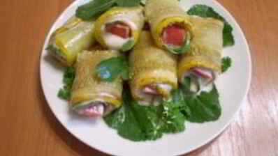 кабачковые рулетики