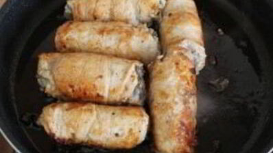 куриные рулетики с грибами и сыром