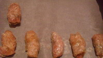 куриные рулетики с ореховой начинкой