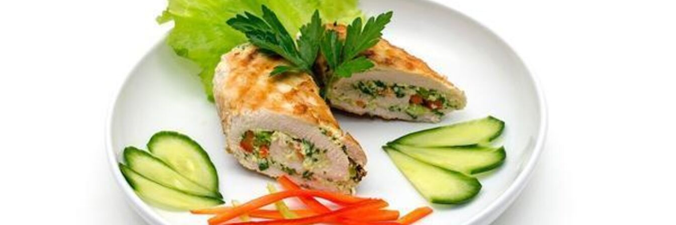 Куриные рулеты с яичным кремом