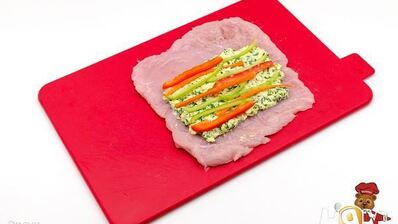 куриные рулеты с яичным кремом