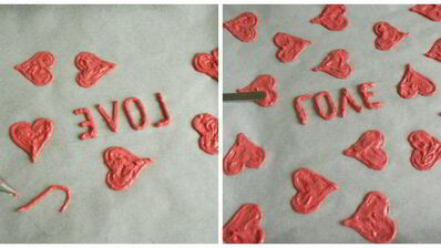 любовный рулет с рисунком