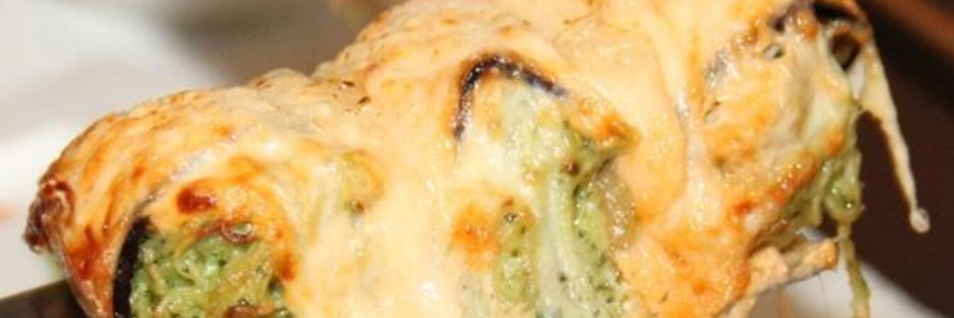 Манелла — запеченные рулеты из баклажанов