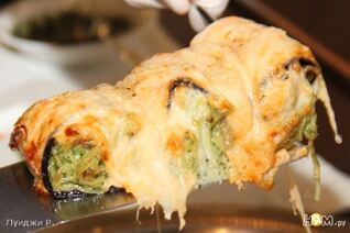 Манелла — запеченные рулеты из баклажанов