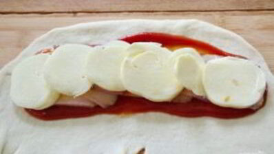 плетеный рулет с сюрпризом