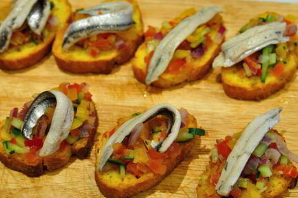 Рулет из филе тунца