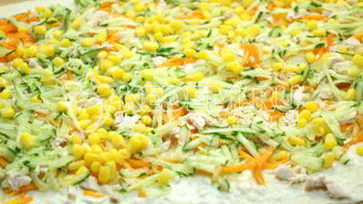 рулет из лаваша с курицей