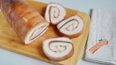 рулет из сала со шкуркой