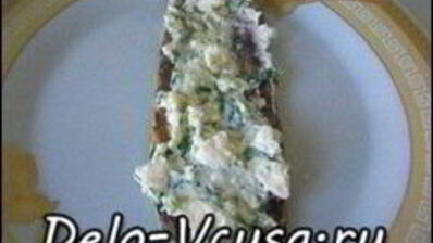 рулетики из кабачков с плавленым сыром, чесноком и зеленью