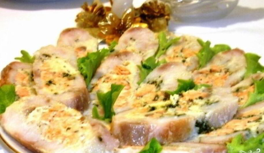 Рецепт рыбных рулетов с начинкой