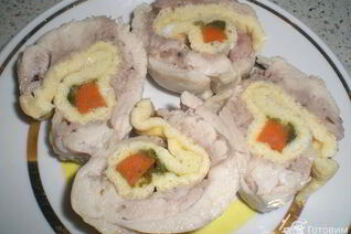 Самые нежные куриные рулетики