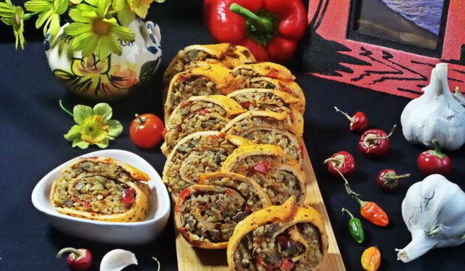 Рецепт яичного рулета с печенкой