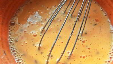 яичный рулет с печенкой