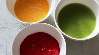 яркий фруктово-блинный рулет с рикоттой нежность