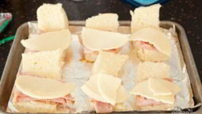 простые сэндвичи с пикантным соусом