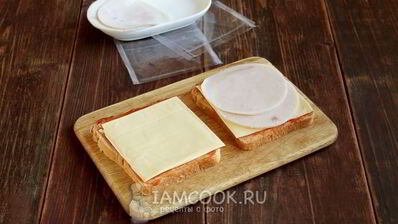 сэндвич с ветчиной и сыром