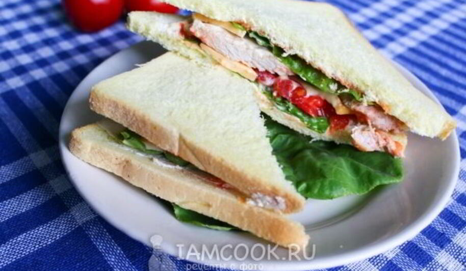 Рецепт сэндвича со свининой
