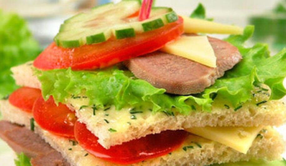 Рецепт сэндвичей с овощами