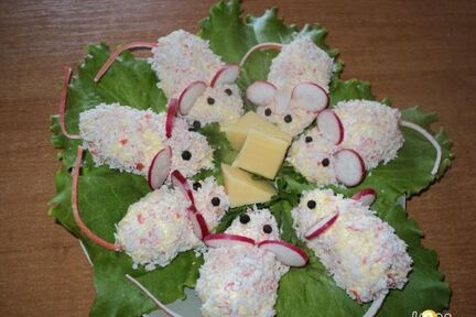 Сырная закуска Мышки