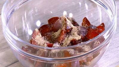 ароматные тарталетки со сливами